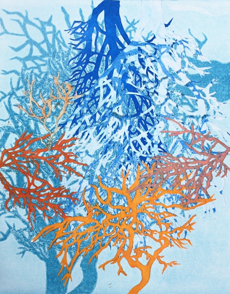 Brooke Mullins Doherty, "Blue Thicket 2"