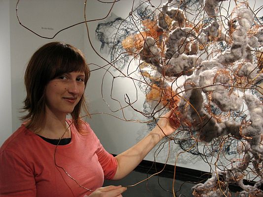 Brooke Mullins Doherty with "Nexus (Gray)"