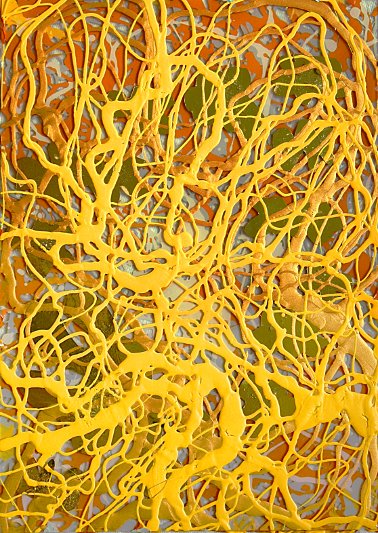 Brooke Mullins Doherty, "Gold Cosmos 1"