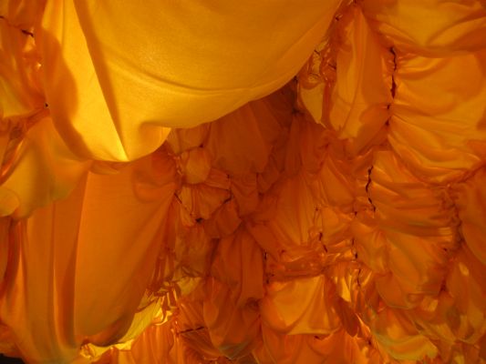 Brooke Mullins Doherty, "Yellow Hug" ceiling