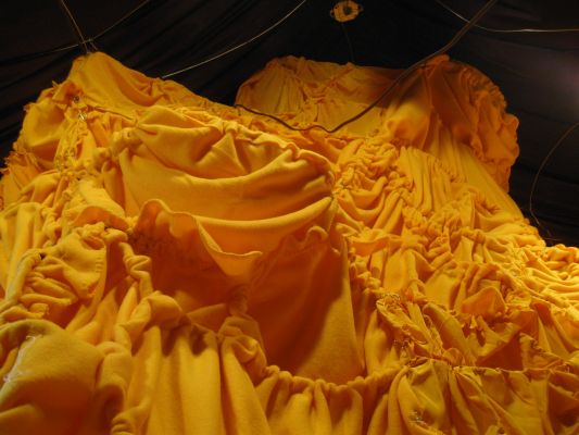 Brooke Mullins Doherty, "Yellow Hug" top view