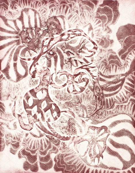 Brooke Mullins Doherty, "Strawberry Moon 4"